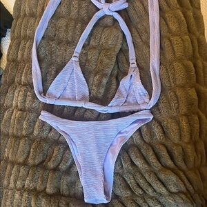 Monday Swimwear Lavender Bikini Set